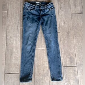 Levi Strauss Distressed 711 Skinny Jeans – Size 27